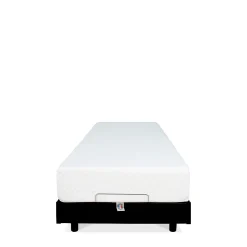 Ensemble Matelas Mousse Accueil Mémoire de forme + Sommier électrique Flex 70x200 cm><noscript><img width=