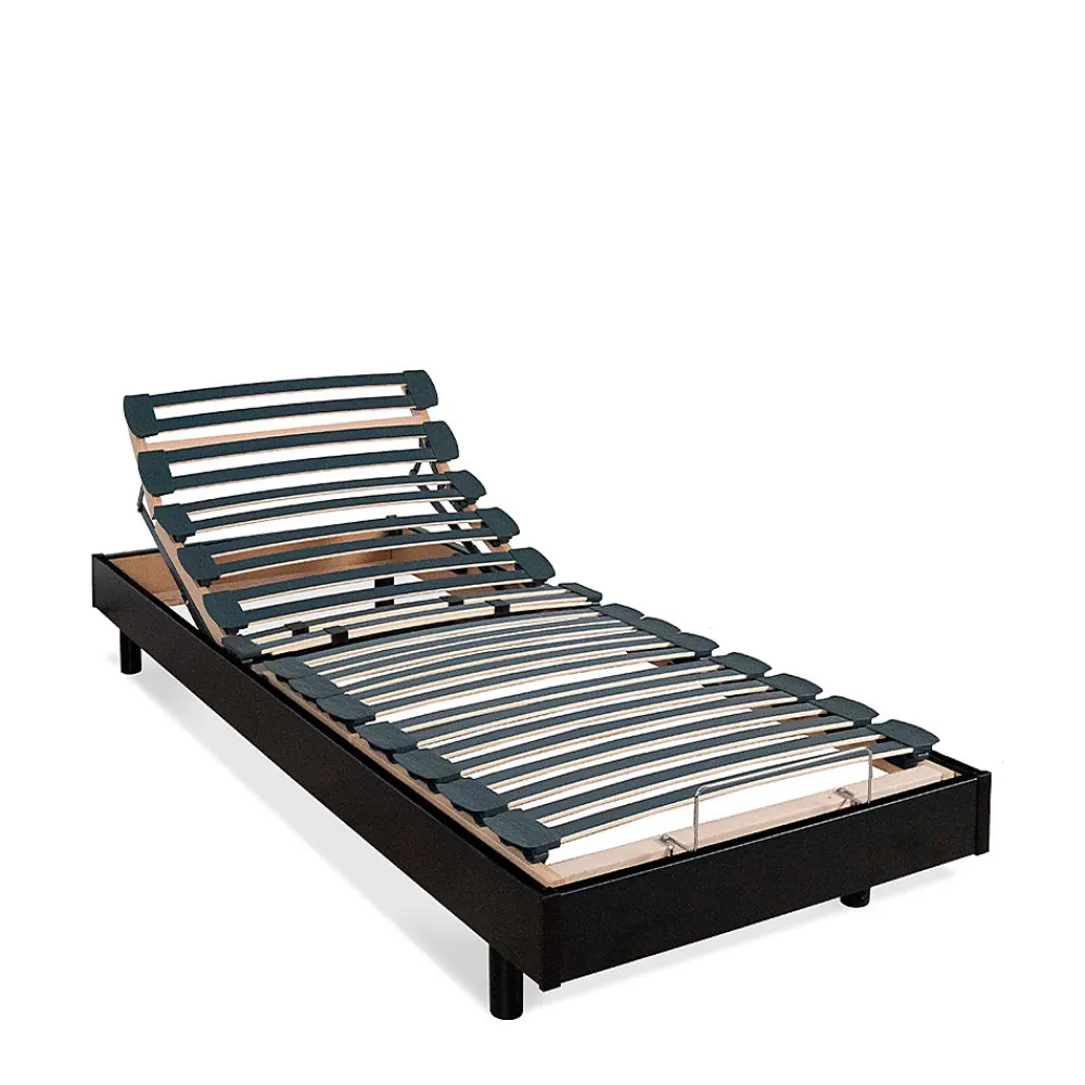 Ensemble Matelas Mousse Accueil Mémoire de forme + Sommier électrique Flex 70x200 cm>Bellecour Clearance