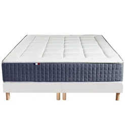 Ensemble matelas ressort 7 zones et mémoire forme sommier 2x80x200><noscript><img width=