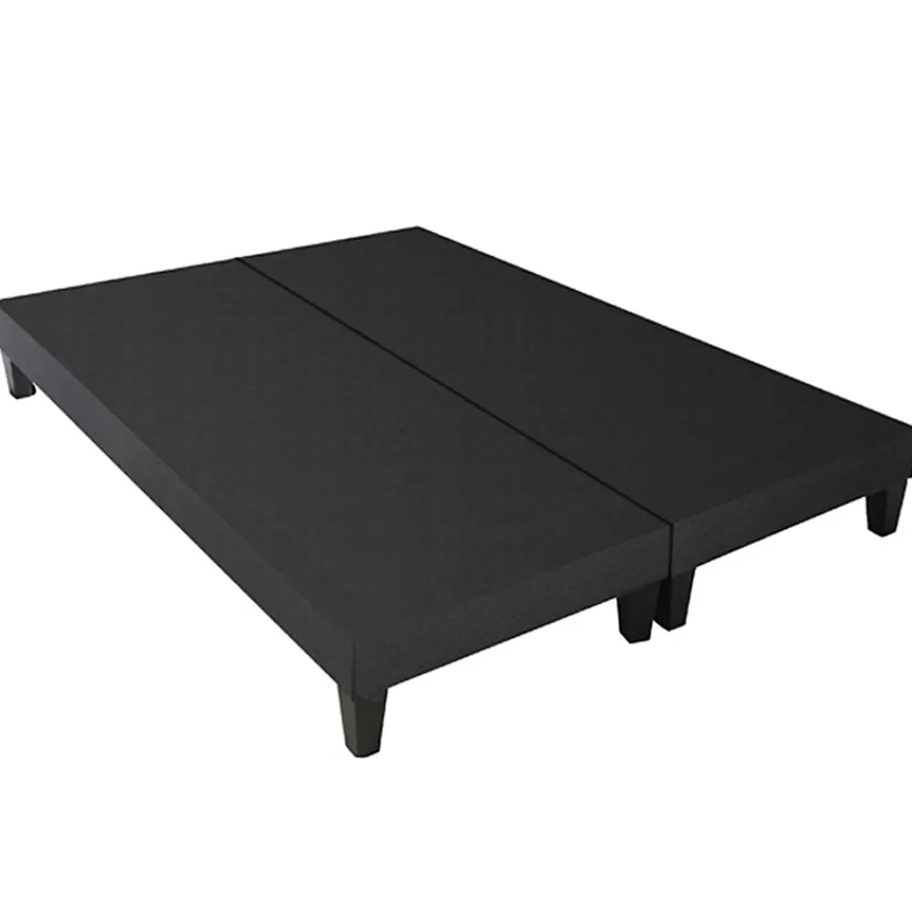 Ensemble matelas ressort 7 zones mémoire forme sommier 2x90x200>Idliterie Outlet