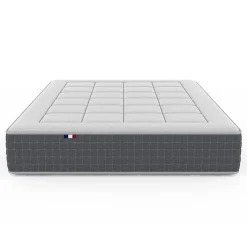 Ensemble matelas ressort 7 zones et sommier 2x80x200><noscript><img width=