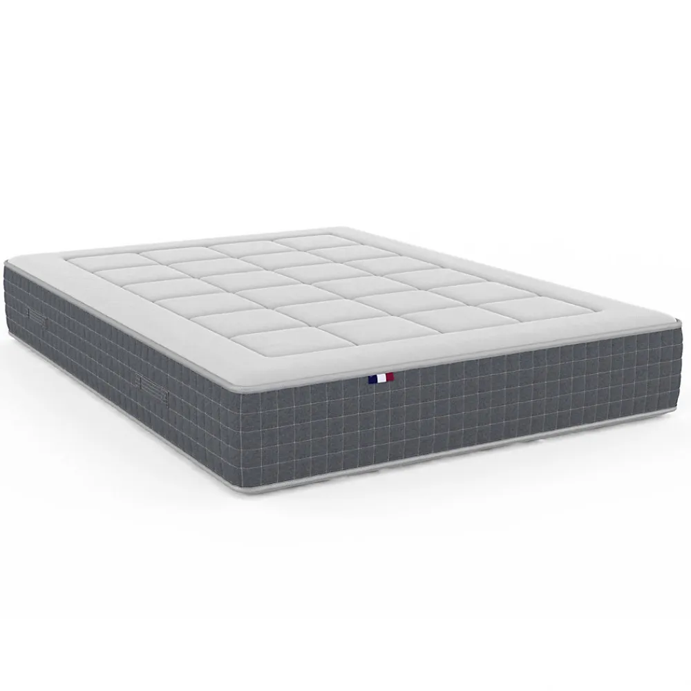 Ensemble matelas ressort 7 zones et sommier 2x80x200>Idliterie Clearance