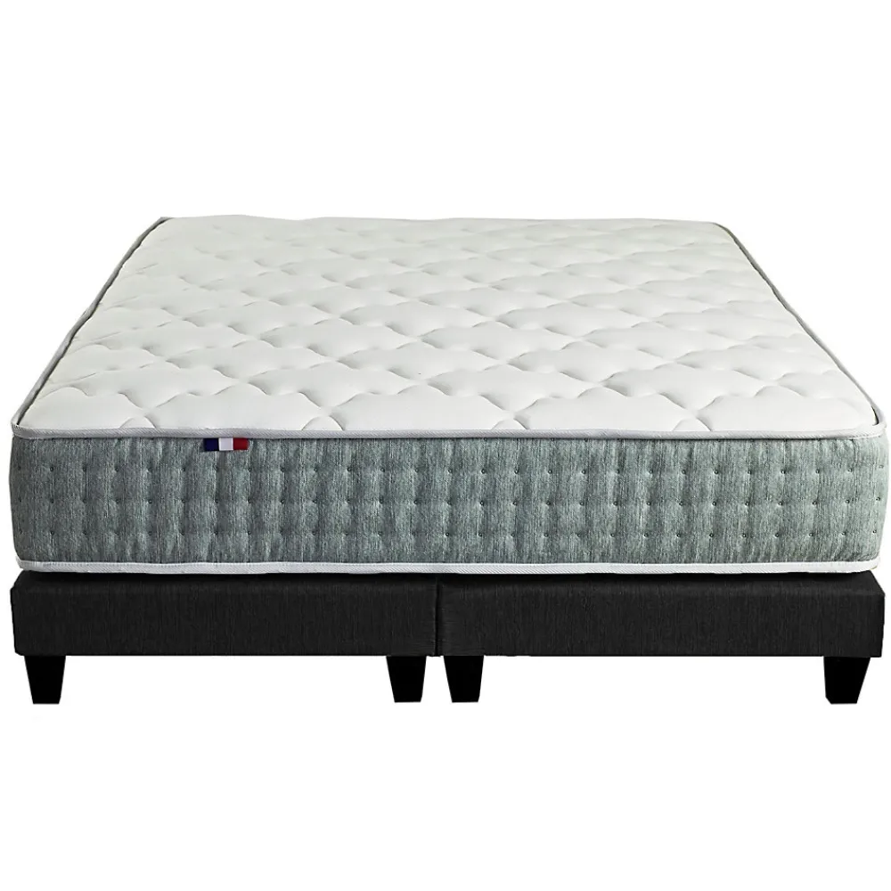Ensemble matelas ressort 7 zones face hiver/eté différente 2x90x200>Idliterie Online
