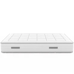 Idliterie Ensemble matelas ressorts 7 zones PALACIO + sommier en kit beige lattes flexibles 160x200* Ensemble Sommier Et Matelas