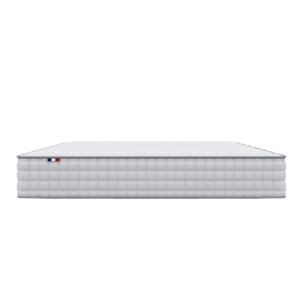 Ensemble matelas ressorts ASTRE + sommier kit beige à lattes flexibles 160x200>Idliterie Sale