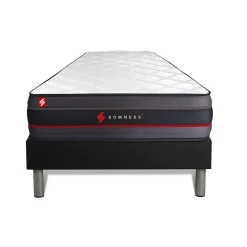 Somness Ensemble Mémoire de forme de confort Ferme avec sommier tapissier* Ensemble Sommier Et Matelas