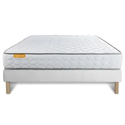 Sept Nuits Ensemble Mémoire de forme de confort Très ferme avec sommier tapissier* Ensemble Sommier Et Matelas