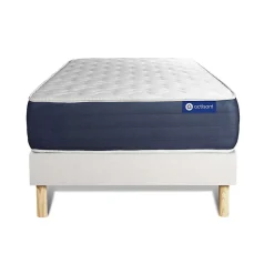 Actisom Ensemble Mémoire de forme de confort Equilibré avec sommier kit* Ensemble Sommier Et Matelas