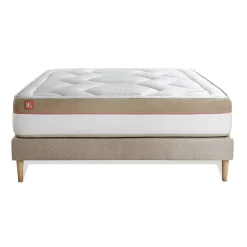 Ensemble Mémoire de forme de confort Ferme avec sommier tapissier><noscript><img width=