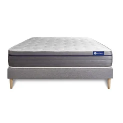 Ensemble Mémoire de forme de confort Equilibré avec sommier kit><noscript><img width=
