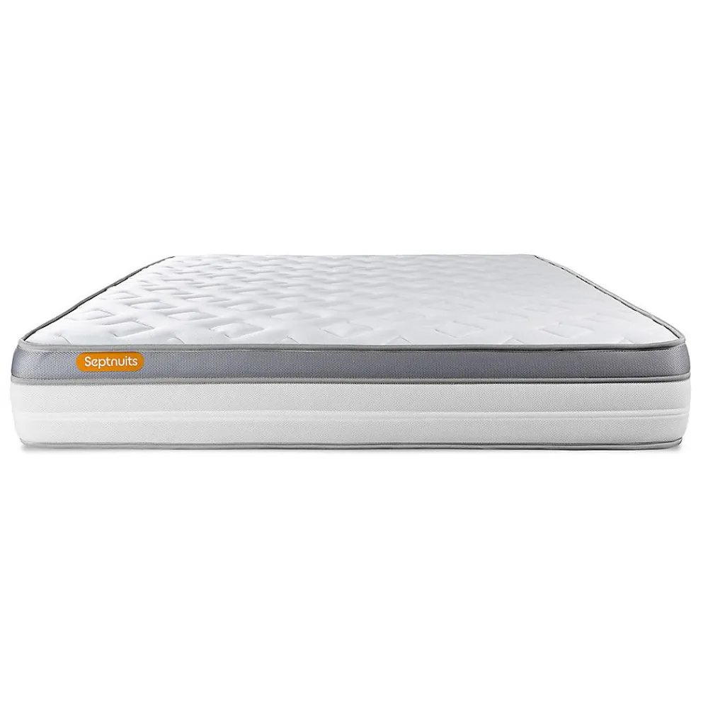Sept Nuits Ensemble Mémoire de forme de confort Ferme avec sommier tapissier* Ensemble Sommier Et Matelas