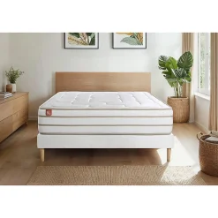 Ensemble Mémoire de forme de confort Equilibré avec sommier tapissier>Marmottes & Co Hot