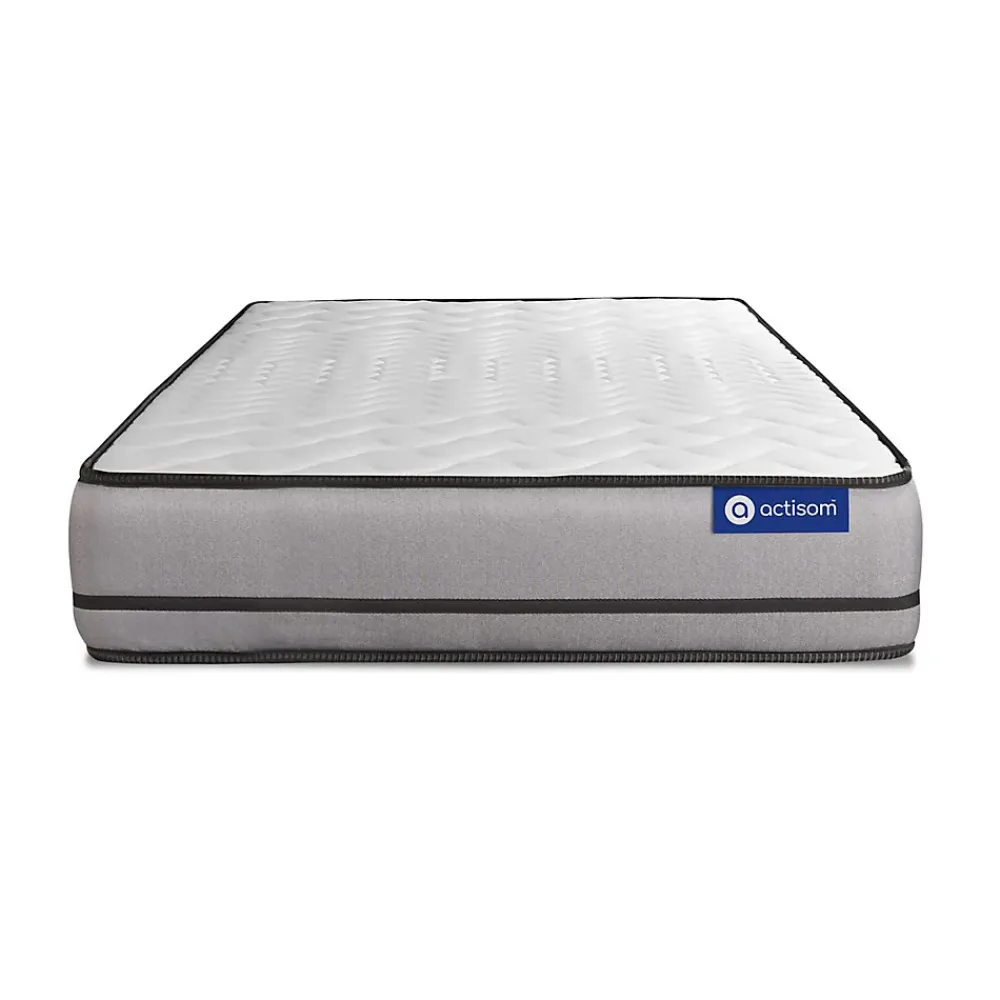Actisom Ensemble Mémoire de forme de confort Très ferme avec sommier kit* Ensemble Sommier Et Matelas
