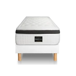Prestige Literie Ensemble Mémoire de forme de confort Equilibré avec sommier kit* Ensemble Sommier Et Matelas