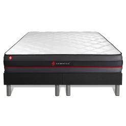 Somness Ensemble Mémoire de forme de confort Ferme avec sommier tapissier* Ensemble Sommier Et Matelas