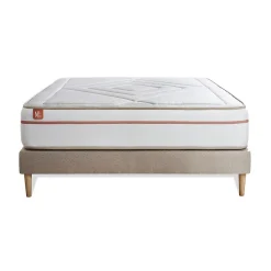 Ensemble Mémoire de forme de confort Equilibré avec sommier kit>Marmottes & Co Clearance