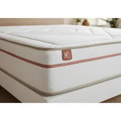 Ensemble Mémoire de forme de confort Equilibré avec sommier tapissier><noscript><img width=