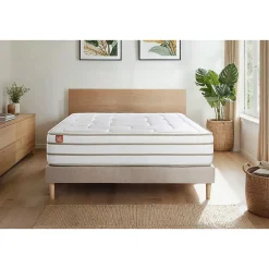 Ensemble Mémoire de forme de confort Equilibré avec sommier tapissier>Marmottes & Co Sale