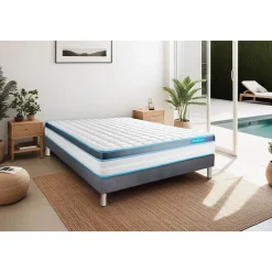 Bodycare Ensemble Mémoire de forme de confort Ferme avec sommier tapissier* Ensemble Sommier Et Matelas