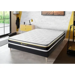 Ensemble Mousse de confort Très ferme avec sommier tapissier>Sleepfit Best