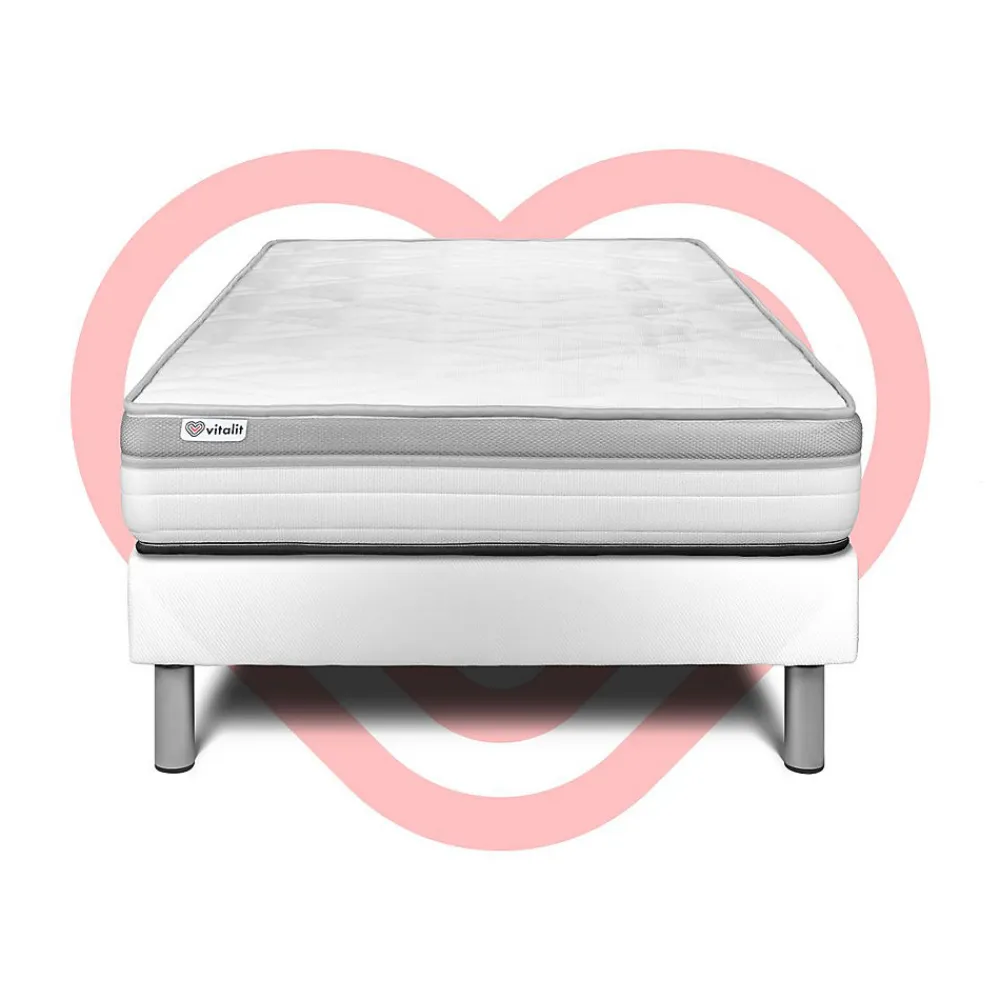 Ensemble Mousse de confort Ferme avec sommier kit>Vitalit