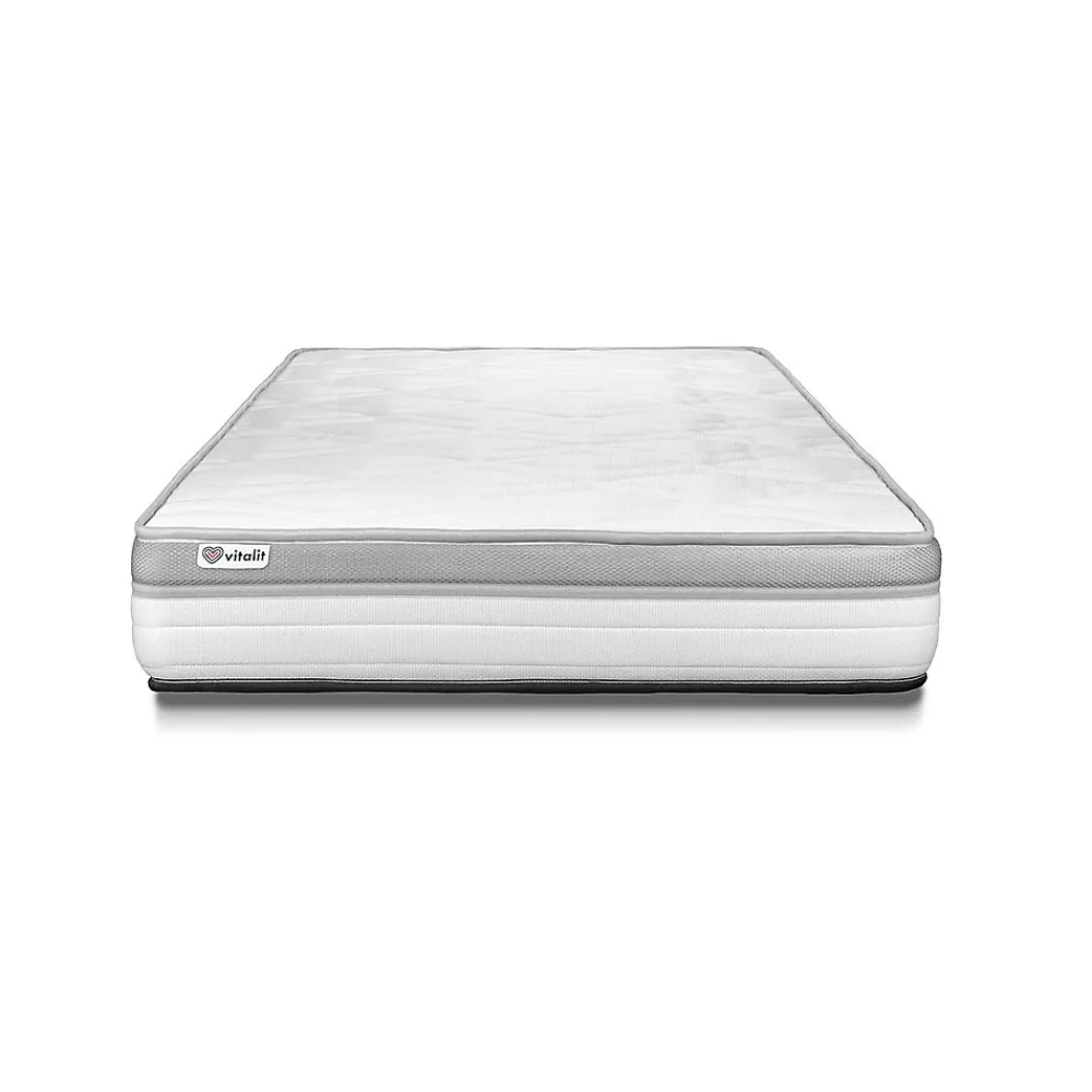 Vitalit Ensemble Mousse de confort Ferme avec sommier kit* Ensemble Sommier Et Matelas