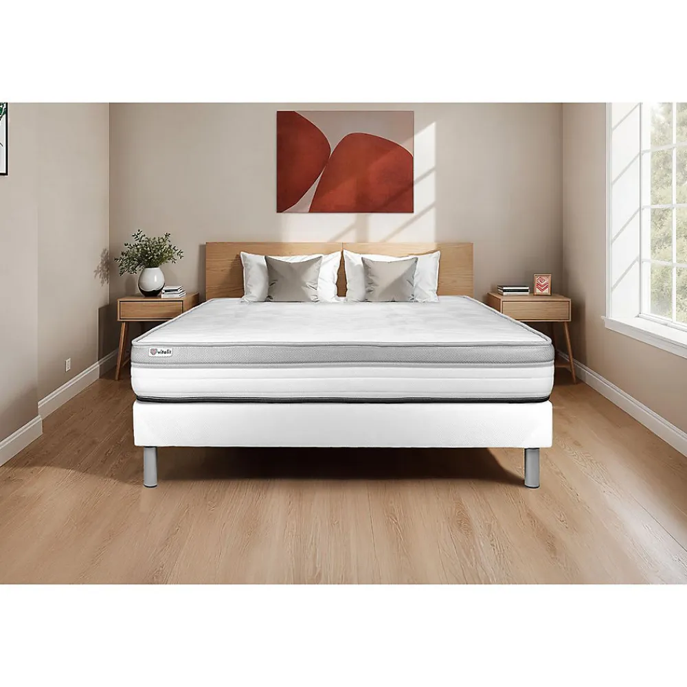 Ensemble Mousse de confort Ferme avec sommier kit>Vitalit Hot