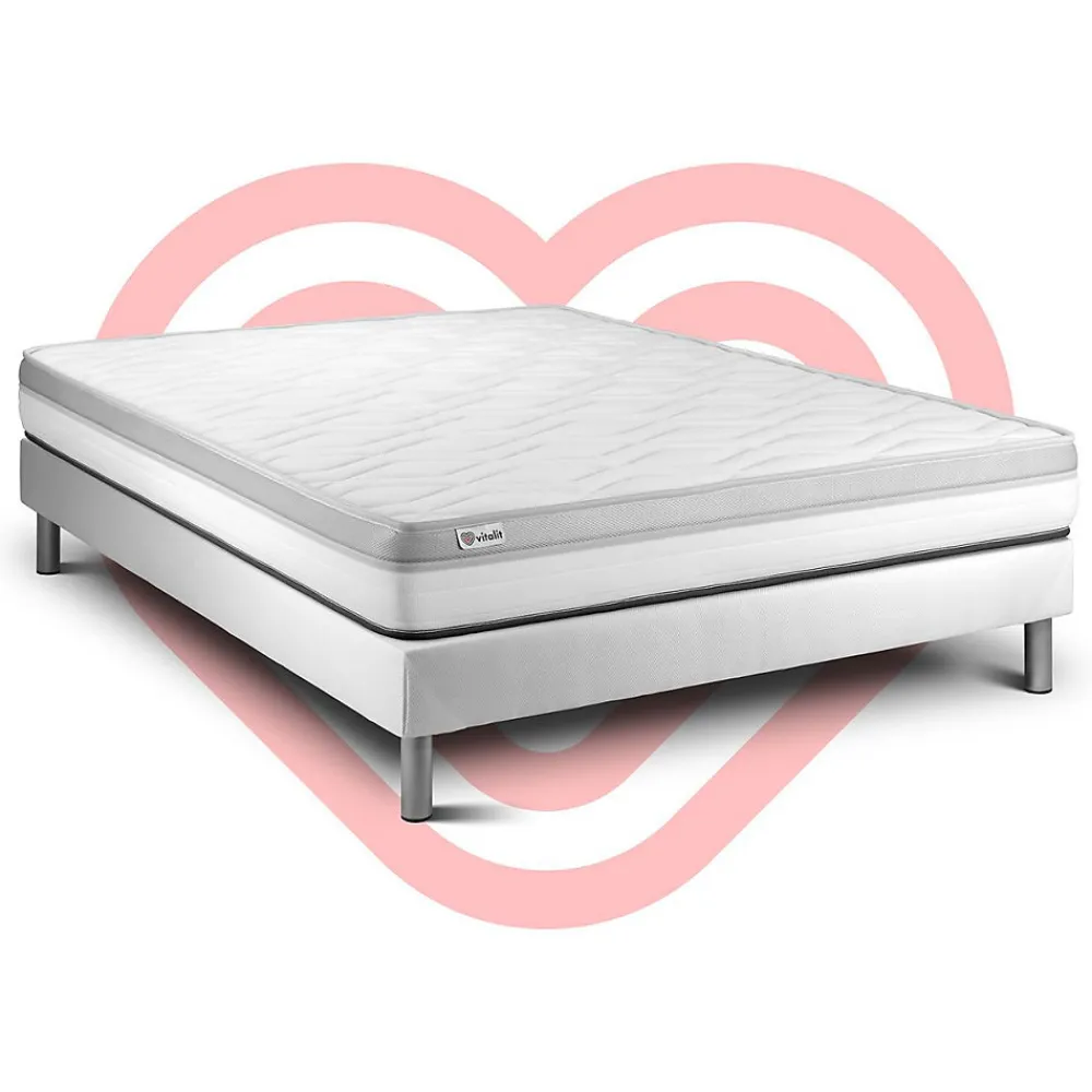 Ensemble Mousse de confort Ferme avec sommier kit>Vitalit Hot