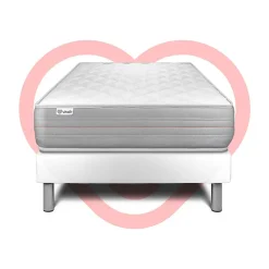 Vitalit Ensemble Mousse polyuréthane à mémoire de forme de confort Ferme avec sommier tapissier* Ensemble Sommier Et Matelas