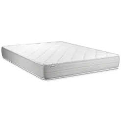 Ensemble Mousse polyuréthane à mémoire de forme de confort Ferme avec sommier tapissier><noscript><img width=
