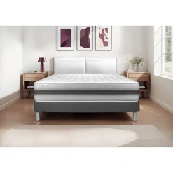 Ensemble Mousse polyuréthane à mémoire de forme de confort Equilibré avec sommier kit>Vitalit Online
