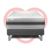 Vitalit Ensemble Mousse polyuréthane à mémoire de forme de confort Equilibré avec sommier kit* Ensemble Sommier Et Matelas