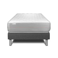 Ensemble Mousse polyuréthane à mémoire de forme de confort Ferme avec sommier tapissier>Vitalit Hot