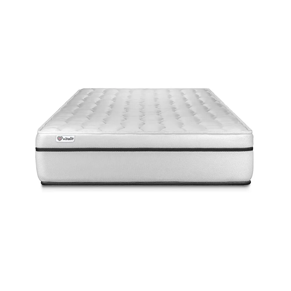 Vitalit Ensemble Mousse polyuréthane à mémoire de forme de confort Ferme avec sommier kit* Ensemble Sommier Et Matelas