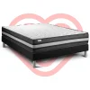 Vitalit Ensemble Mousse polyuréthane à mémoire de forme de confort Ferme avec sommier kit* Ensemble Sommier Et Matelas