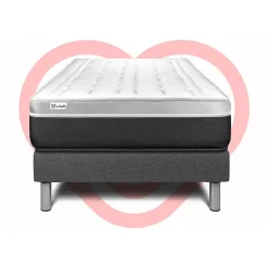 Vitalit Ensemble Mousse polyuréthane à mémoire de forme de confort Ferme avec sommier kit* Ensemble Sommier Et Matelas