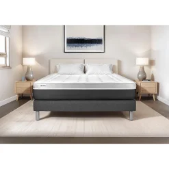Vitalit Ensemble Mousse polyuréthane à mémoire de forme de confort Ferme avec sommier kit* Ensemble Sommier Et Matelas