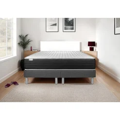 Ensemble Mousse polyuréthane à mémoire de forme de confort Ferme avec sommier tapissier>Vitalit Outlet