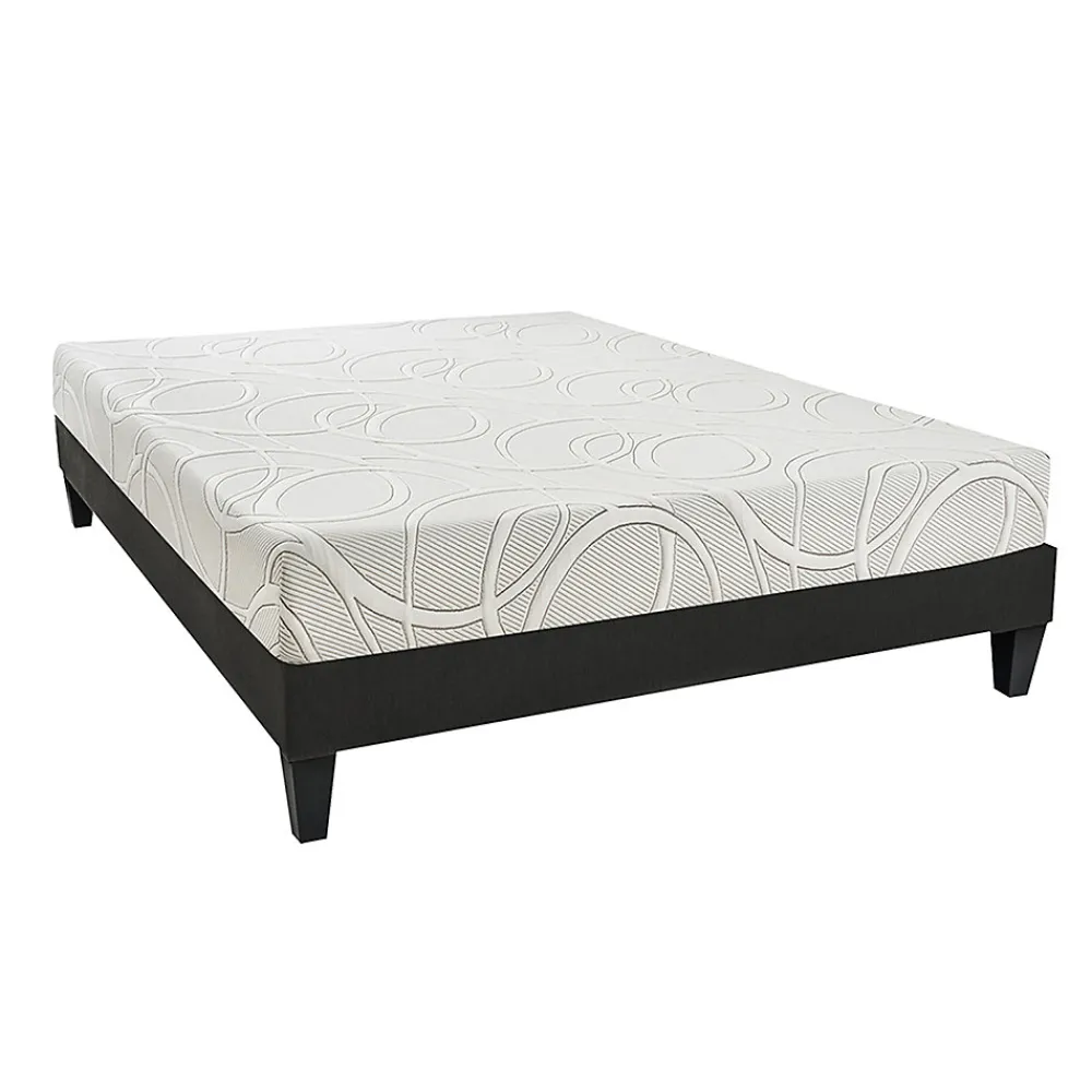 Ensemble Poséidon 140x190 cm Matelas Mousse + Sommier Bois>Olympe Literie Sale
