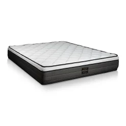 Prestige Literie Ensemble Ressorts ensachés et mémoire de forme de confort Equilibré avec sommier tapissier* Ensemble Sommier Et Matelas