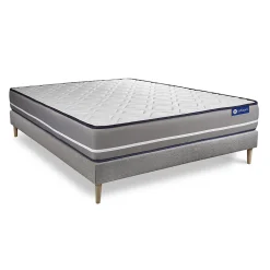 Actisom Ensemble Ressorts ensachés de confort Ferme avec sommier kit* Ensemble Sommier Et Matelas
