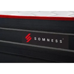 Ensemble Ressorts ensachés et mémoire de forme de confort Equilibré avec sommier kit><noscript><img width=