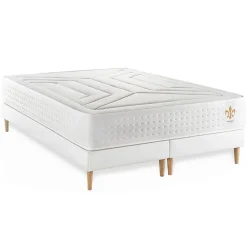 Ensemble Ressorts ensachés et mémoire de forme de confort Ferme avec sommier tapissier>Litier Deluxe Best