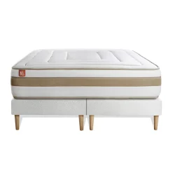 Ensemble Ressorts ensachés et mémoire de forme de confort Equilibré avec sommier tapissier>Marmottes & Co Hot