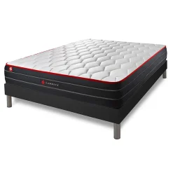 Ensemble Ressorts ensachés et mémoire de forme de confort Equilibré avec sommier kit>Somness Sale