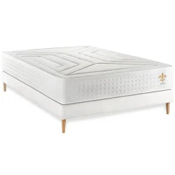 Ensemble Ressorts ensachés et mémoire de forme de confort Ferme avec sommier tapissier>Litier Deluxe Discount
