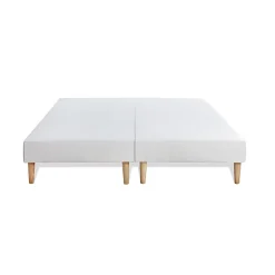 Marmottes & Co Ensemble Ressorts ensachés et mémoire de forme de confort Equilibré avec sommier tapissier* Ensemble Sommier Et Matelas