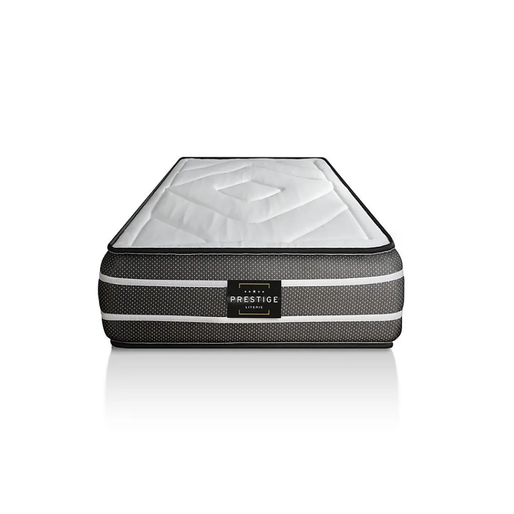 Prestige Literie Ensemble Ressorts ensachés et mémoire de forme de confort Ferme avec sommier kit* Ensemble Sommier Et Matelas