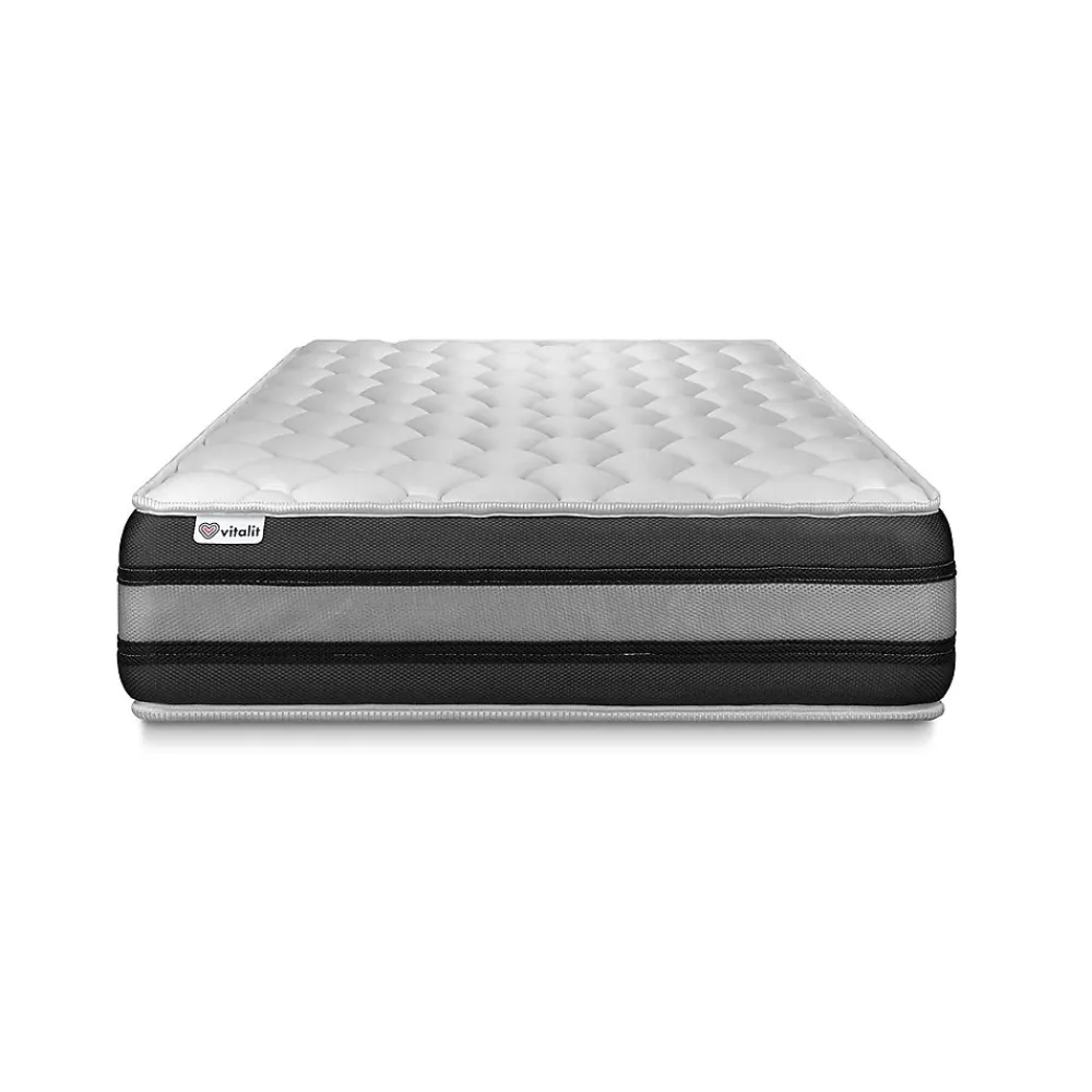 Vitalit Ensemble Ressorts ensachés et mémoire de forme de confort Ferme avec sommier kit* Ensemble Sommier Et Matelas