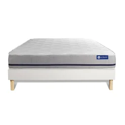 Actisom Ensemble Ressorts ensachés de confort Mi-ferme avec sommier kit* Ensemble Sommier Et Matelas